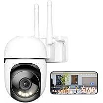 Amazon.co.jp: 【500万画素・自動追跡機能】 YESKAMOO 防犯カメラ 屋外